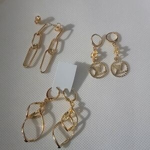 3pcs Dangling Earrings